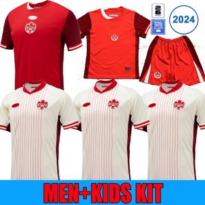 2024 Maglie da calcio Canada a casa 2023 2024 2025 Squadra nazionale Davies J.David Ugbo Larin Cavallini Millar Eustaquio Kit Kit Kit Shirt