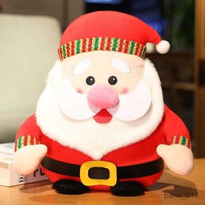 Fyllda plyschdjur Nya rådjur Santa Claus Plush Toy fylld djur mjuk söt älg snögubbe kudddockor för barn flickor barn julklapp