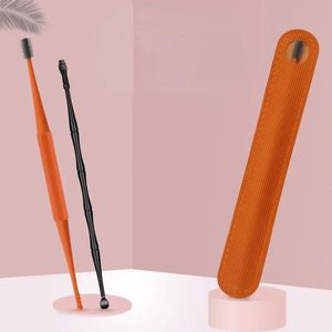 1set Ear Wax Removal Tool Ear Cleaning Sticks EarPick Remover Silicone Ear Pick Double Head Ear Cleaner 360 ° Spiral Swab