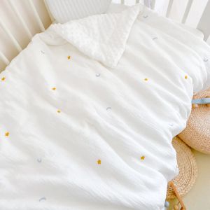 Ställer in nyfödda baby wrap ren bomullsfjäder och hösten tunn wrap handduk kram quilt nyfödd wrap baby wrap filt sängkläder