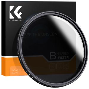 Accessoires KF -Konzept ND2ND400 Neutraldichte einstellbare Fader 52mm 55 mm 67 mm 72 mm 77 mm 95 mm für Canon Nikon Sony Camera ND Objektivfilter