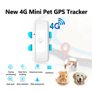 Accessoires New Real 4G PET PET GPS Tracker TK911Pro Echtzeitverfolgung Hunde Tierfinder Tkstar LTE GSM GPS -Locator Crawler Geofence kostenlose App