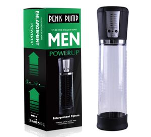 Yuelv USB Bomba de pênis elétrico recarregável Aumentar o pênis masculino Penis Extender Cock Lower Toys adultos Produtos de sexo para homens GA5844977