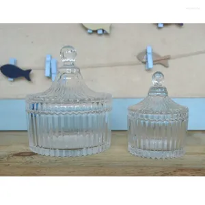 Ljusstakar 12x10/9x6home semester juldekorationer för kreativt transparent kristallglashållare bröllopsljulig middag gåva