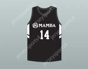 Nome personalizzato Mens Youth/Kids Payton 14 Mamba Ballers Black Basketball Jersey versione 3 S-6xl cuciti