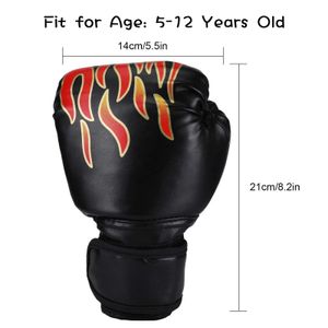 Equipamento de proteção novo 5-12 luvas de boxe para crianças meninos e meninas luvas de boxe luvas de treinamento de boxe luvas de boxe de boxe de boxe 240424