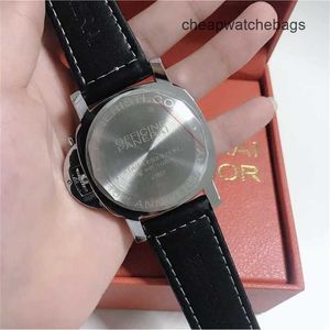 الساعات الفاخرة السويسرية Panerei Submeribles Series Men S Watch Leather Strap Brandproof Brand Italy Automatic Automatic Comple