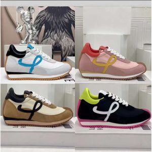 Scarpe da design famose, scarpe sportive per corridore per uomini e donne, scarpe a pizzo in nylon su scarpe casual, pelle scamosciata e pelle di vitello, sconto elegante, confortevole e sportivo