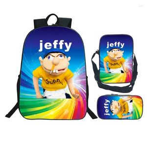 Backpack Cartoon Schoolbag Travel Shoulder Bag Pencil Case Set For Kids Students