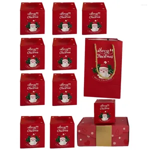 Wrap regalo 1 set di scatole di Natale che rimbalzano Candy Treat Natale Squadra di esplosione della festa