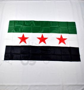 Syria 90150cm The Syrian Arab Republic Syrian three star flag Banner 3x5 Foot Hanging Home Decoration flag C10026032983