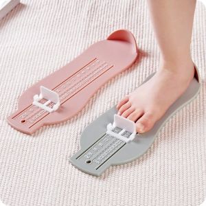 Care 3 Colors Baby Foot Ruler Kids Foot Length Measuring Tool Children Calculator för Chikdren Kids Shoes Fittings Mauge Tools