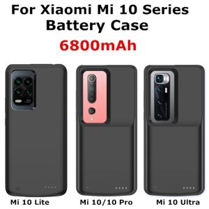 Case Exppower 6800MAH Nowy bank energetyczny dla Xiaomi 10 Pro 10 Lite ładowanie dla MI 10 Ultra zewnętrzne ładowarki na smartfona Case