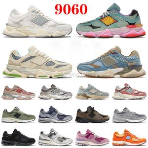 Yeni 9060 Spor Tasarımcı Dengesi Erkekler Kadın Günlük Koşu Ayakkabıları Süet Pembe Retro Black Beyaz Deniz Tuzu Açık Trail Spor Ayakları Boyutu 36-45