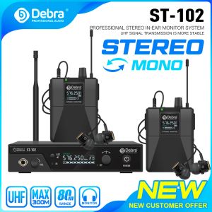 Aksesuarlar Debra STERO ST102 Bluetooth UHF aralığı ile 80300m ile sahne, kayıt, enstrüman, davulcu