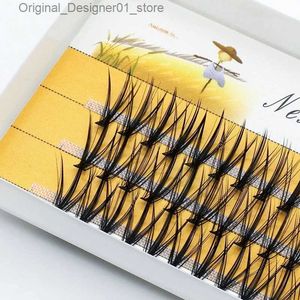 Falska ögonfransar 10D/20D/30D Eyelash Cluster Box/60 Natural Eyelash Extensions Russian Personal Eyelash Cluster Makeup False Eyelashes Q240425