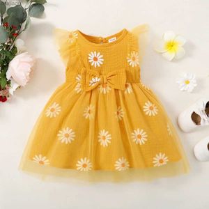 Sukienki dla dziewczynki ubranie ubrania dziewczynka sukienka kwiaty sukienki bez rękawów Suknie słodka, letnia sukienka księżniczka sukienka dla dzieci 1-5 lat2404