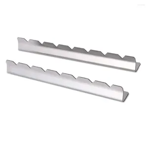 Ferramentas de 2pcs suporte para churrasco para churrasqueira peças de jardim de fumantes de churrasqueira churrasco de aço inoxidável