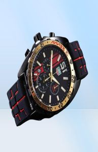 Uomini orologi multifunzione orologio in silicone automatico Strap casual Senna Limited Edition7387732