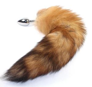 Neueste Fox's Tail Anal Butt Plug sexy Vibration mit Schwanz BDSM Game Bondage Ass Slapper Vibration Sex Toys Dogplay Kinky Pq8683376304