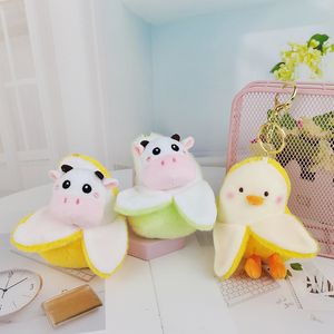 Creative parody of Niu Mang keychain pendant, Hao Mang Duck cross-border plush toy doll wholesale bag pendant