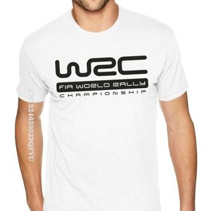 Erkek Tişörtler Yüksek Quty WRC Dünya Ralli Şampiyonası Tshirts Erkekler Strtwear Moda Büyük Boy Tişört Erkek Gömlek T240425