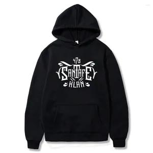 Men's Hoodies Santa Fe Klan 473 Music Hoodie Todo Y Nada Tour Merch Long Sleeve Streetwear Women Men Hooded Sweatshirt Hip Hop Clothes