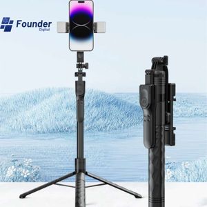 Fondatore 3C Nuovo telefono cellulare Bluetooth Selfie Stick K28 Stabilizzatore portatile atterraggio Live Broadcast Stand Tripode Universal 2024