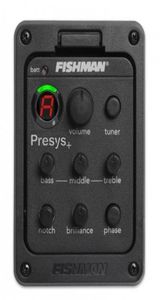 Pickup Fishman Presys 201 Preamp Eq Tuner Piezo Pickups Sistema di equalizzatore Pickups per chitarra acustica3185077