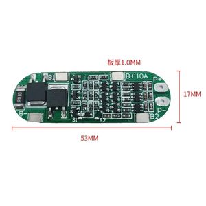 Ny 2024 3S 10A 12V litiumbatteriladdare skyddskort för 3 st 18650 Li-ion batteriscellladdning BMS 11.1V 12.6V med Balancedfor