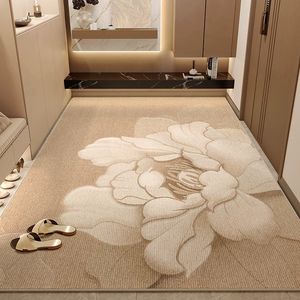 Vintage Collection Washable Area Rug, Door Mat Entryway Rug Non-Slip Low-Pile Floor Carpet for Indoor Front Entrance Kitchen Bathroom Living Room Bedroom