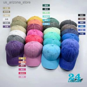 Caps de bola 20 cor 2023 Novo chapéu de beisebol de algodão retro masculino