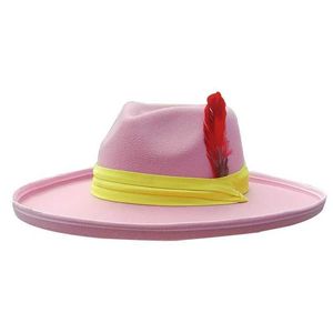 Breite Krempelnhüte Bucket Hats Love Fedora Hut Herz Persönlichkeit neu