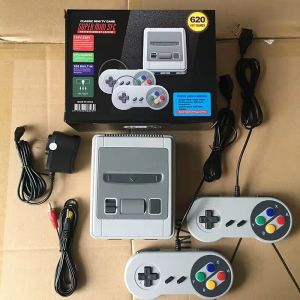 Players Super Mini SFC Game Consle Buildin 620/621 em 1 placa -mãe com gamepad duplo av HDMI Saída de 8 bits Box Box Classic SNES