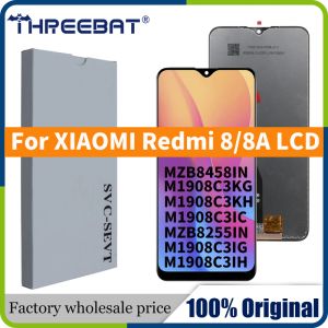 Экраны 6.22 '' Оригинальная замена дисплея для Xiaomi Redmi 8a LCD сенсорного экрана сборка дигитизатора для Xiaomi Redmi 8 с пакетом обслуживания