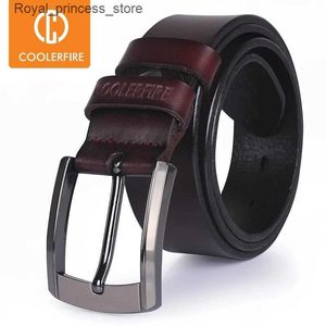 Belts Mens high-quality leather belt luxurious designer belt mens Coskin fashion belt mens denim jeans free delivery Q240425