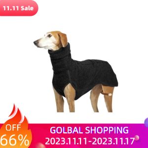 Giacche Greyhound Daily Dog Coat Winter Coat High Collar Neck Arifical File Excursionismo Abiti per animali