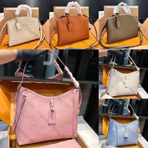 High quality designer bag Woman Shopping bag fashion handbag Alphabet logo Zipper open and close Embossed grain surface leather Large capacity Tote bag Shoulder bag