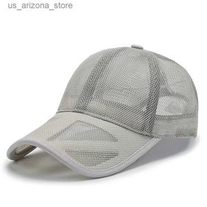 Ball Caps Summer Mens Sports Running Magile Baseball Baseball Mens Canadian Cappello da golf Essiccamento rapido Mesh Snap At osseo Smelloni ossei Q240425