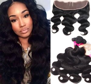 8A Mink Brazilian Straight Body Wave Loose Wave Kinky Curly Deep Wave Hair 3 Bundles With 13x4 Ear To Ear Lace Frontal Closure Hum5811676