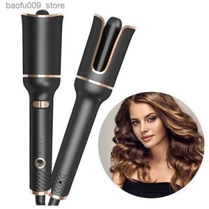 Curling Irons Updated automatic rotating ceramic curler automatic curling iron styling tool air rotating hair clip Q240425