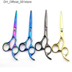 Hair Scissors JOEWELL 6 Inch Multicolor Hair Scissors Cutting Thinning Shears Professional Human High Quality Haircut Barbershop Shears Q240425