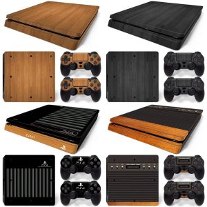 PS4 Slim System için PS4 Slim Skin Tasarımcı Çıkartma Artı PS4 Denetleyici Kamuflaj Tasarım Çıkartma