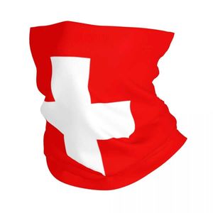 Moda yüz maskeleri boyun gaiter bayrağı İsviçre bandana boyun kapağı baskılı balaclavas maske fular sıcak tavan yürüyüşü unisex yetişkin tüm sezon y240425
