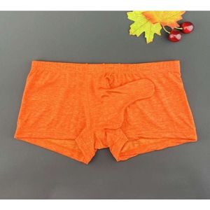 Luxury Mens Underwear Underpants Boxer Briefs Elephant Nose låg midja Sexig smal passande coola andningsbara män byxor starka manliga lådor kecks thong t02u