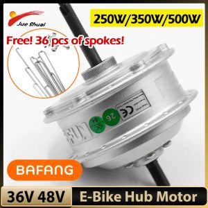 Bicycle BAFANG Front Rear Wheel Hub Motor 36V 48V 250W 350W 500W Brushless Electric Motor for Bicycle Electric Bike Kit Conversion