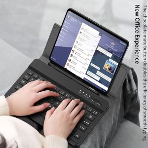 Mäuse Bluetooth -Tastatur Lederhülle für Samsung Galaxy Z falten 4 Falten 3 2 5G Fold4 Google Pixel Mate X2 XS Wireless Mausstiftstift