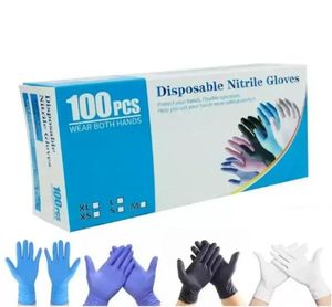 Be Nitrile Disposable Gloves Powder Non Latex pack of 100 Pieces gloves Antiskid antiacid gloves FY9518 sxjul2763700806139343