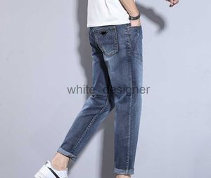 Designer Jeans for Mens Jeans Men's Feet Nine Point Men's Pants end Slim Fit Spring Men's Casual Pants Spring Men's Jeans Fashion pants