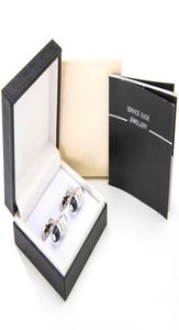 Männer Cufflinks Business Gentleman Französisch Shirt Manschettenknöpfe hochwertige Männer Hochzeit Cuff Links Weihnachtsgeschenk mit Box4243975